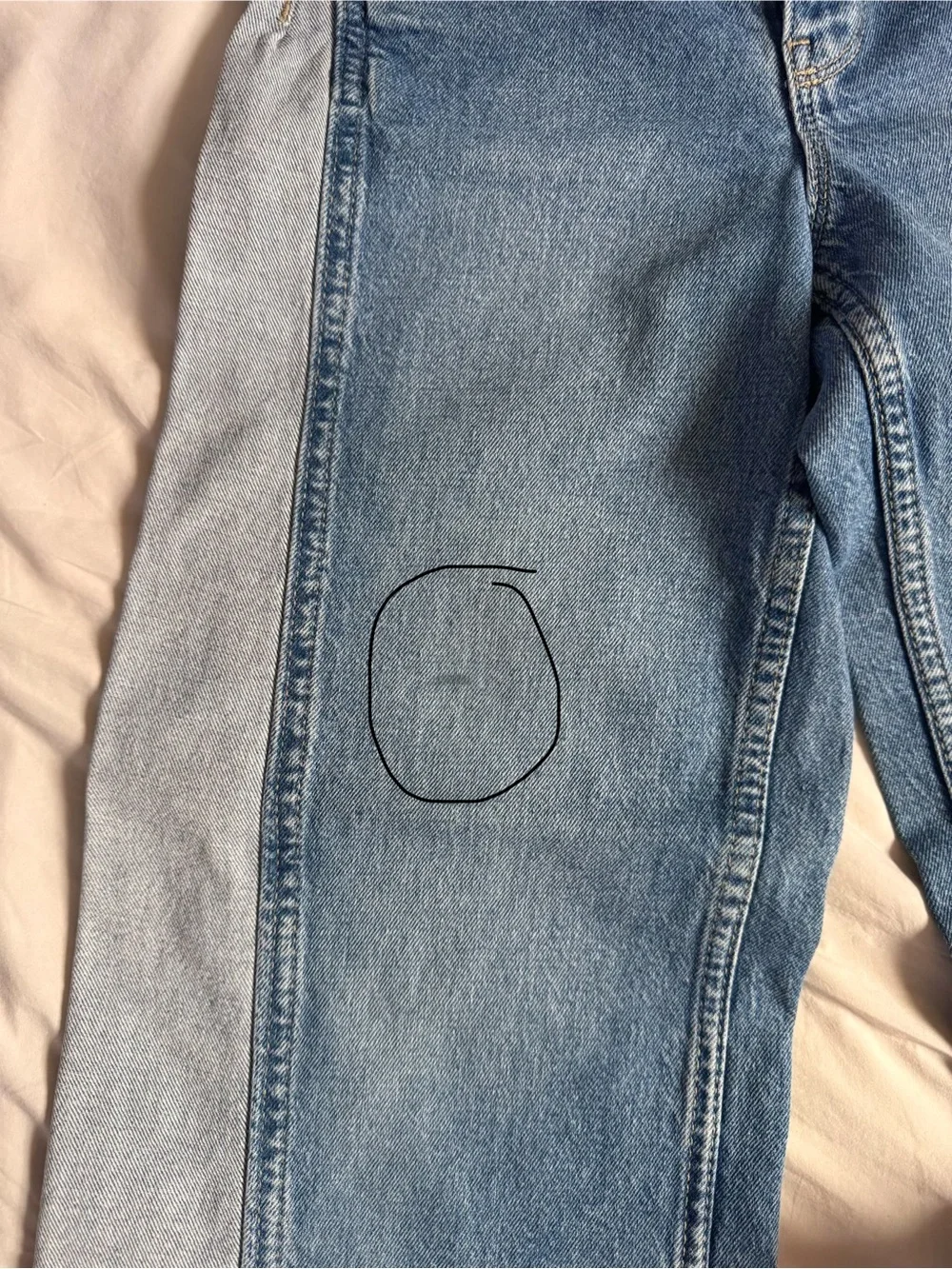 Girls gap wide leg panel Jean